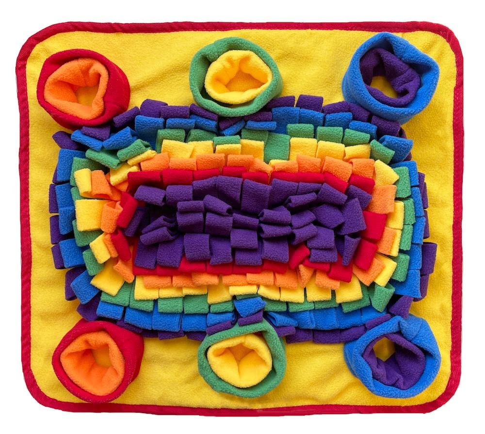 Interactive Dog Snuffle Mat for Mental Stimulation and Enrichment for Dogs Pigs Rabbits Cats and Other Pets