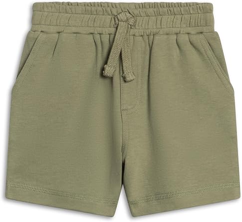 Colored Organics Organic Cotton Baby Toddler and Kids Unisex Pull on Shorts - Boys and Girls Clothing