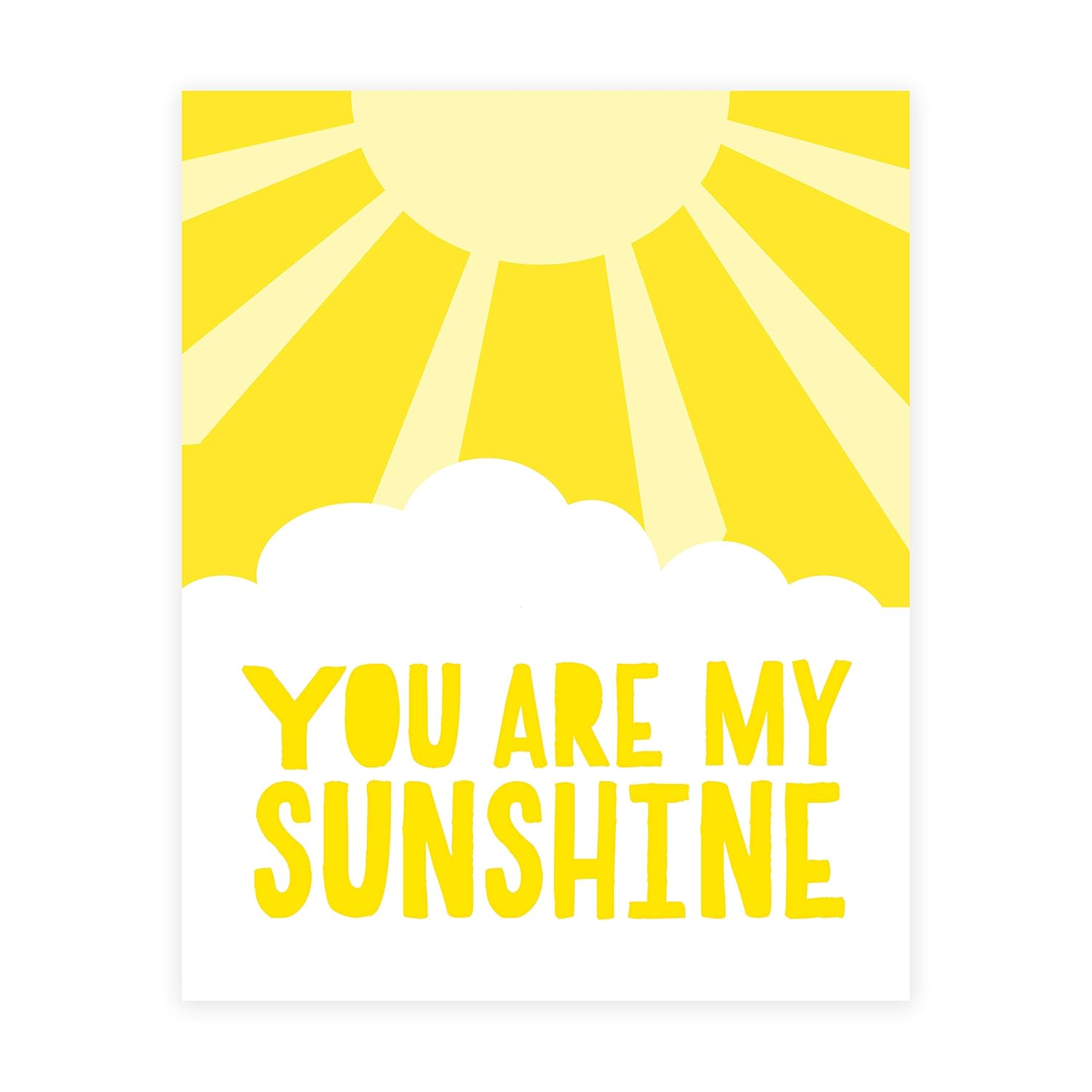 You Are My Sunshine Wall Art, Fine Art Print, Sizes 8x10
