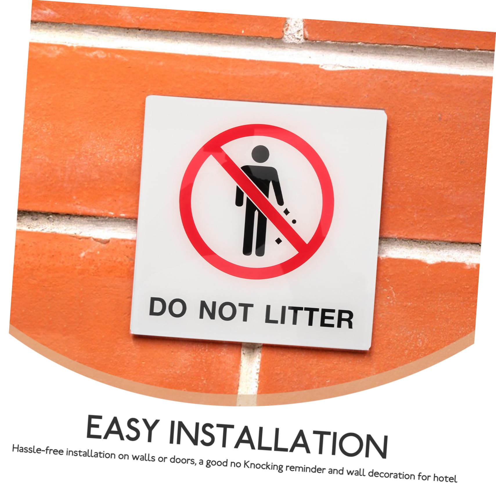 ポイ捨て禁止様 看板通販サインキングダム / W200xH290mm ポイ捨て禁止看板