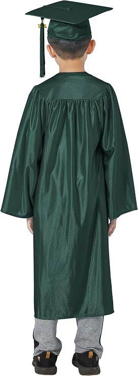 GraduatePro Kindergarten Graduation Cap and Gown Class of 2026 for Preschool Kids Ceremony, 12 Colors