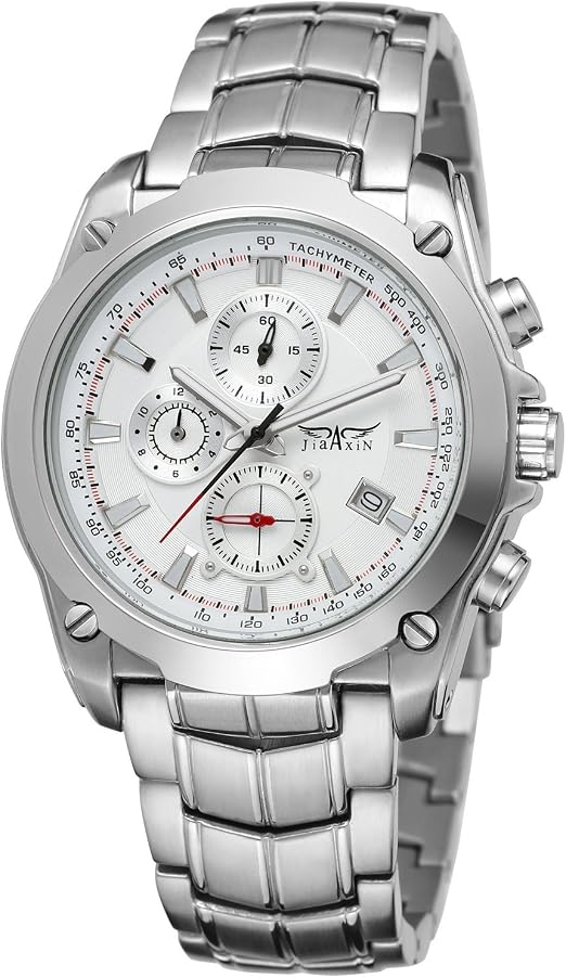 Forsining in acciaio INOX, da uomo, al quarzo, JXG524M4S1 : Amazon.it:  Orologi