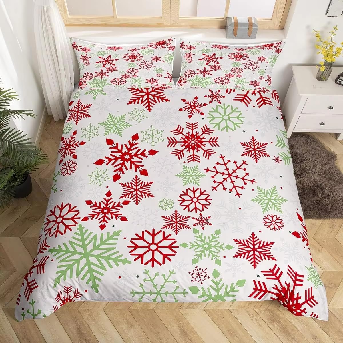 Parure de lit de Noël 240x220 le cadeau idéal pour réchauffer les nuits d'hiver en famille