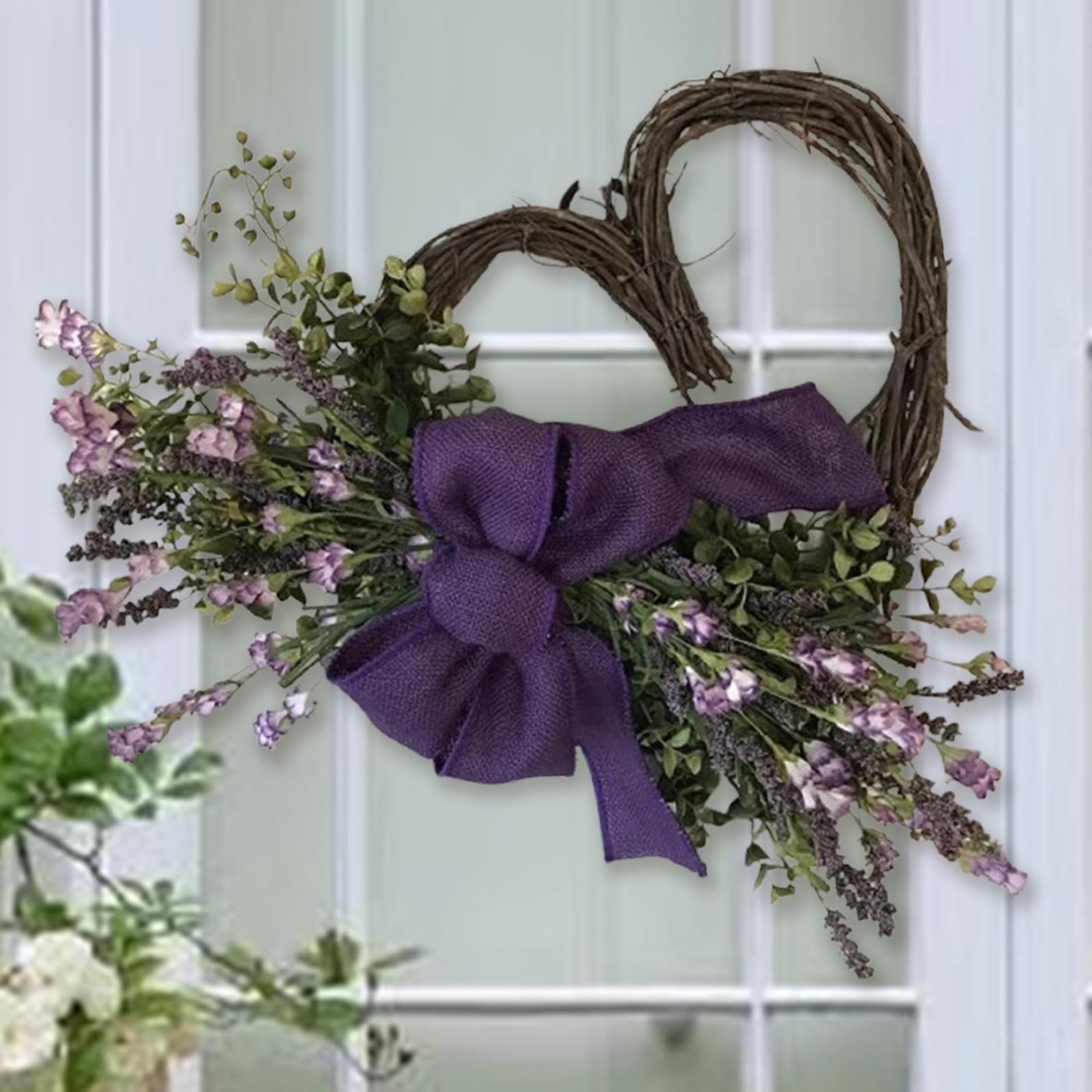 Amazon｜GARENDE 17.72インチバレンタインデーリースハート型の装飾用