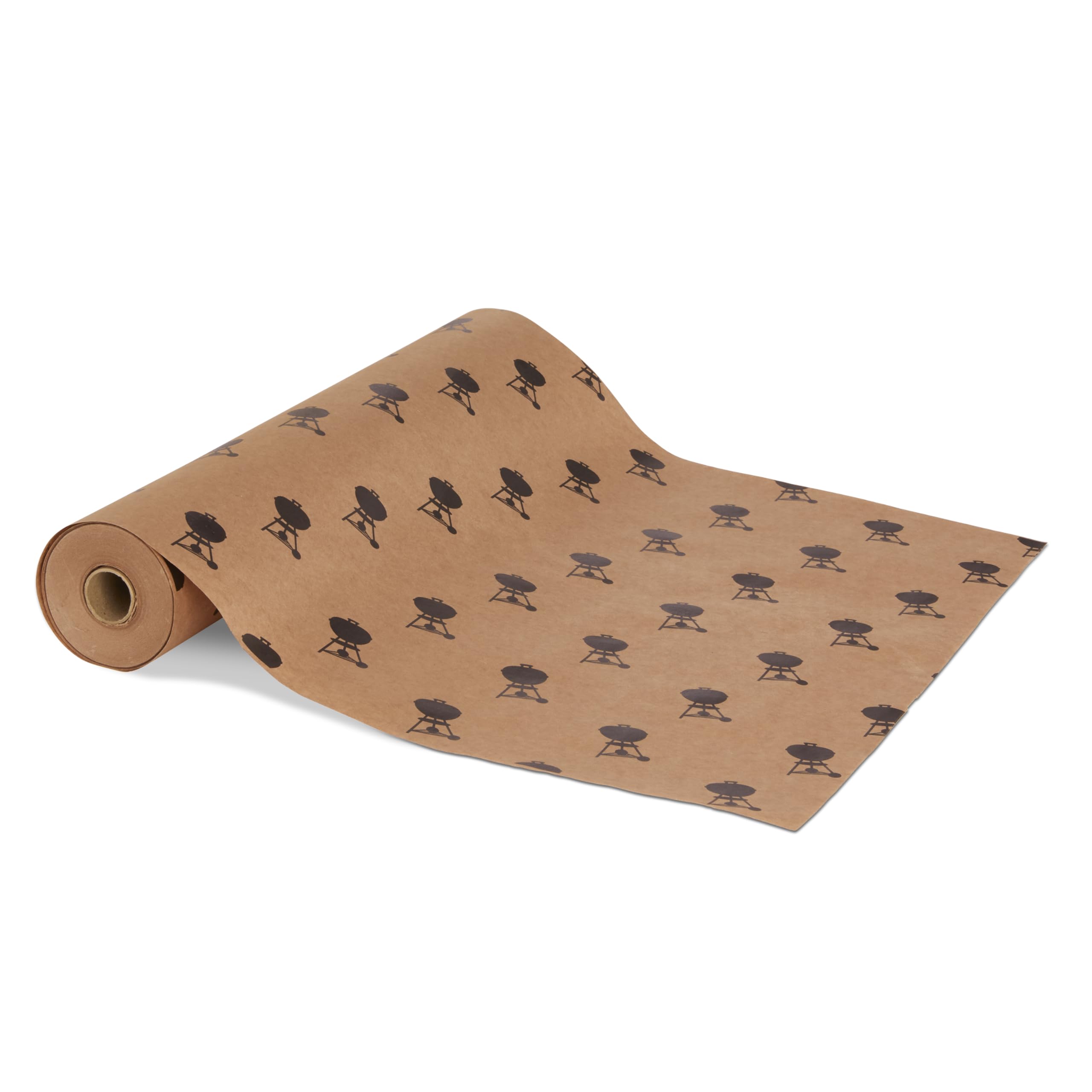 Weber Papier boucher - Rouleau de 47m (45cm de largeur), en cellulose 100% naturelle, pour une viande juteuse et aromatique. Pour le fumage et la cuisson au barbecue - Brun (7020)
