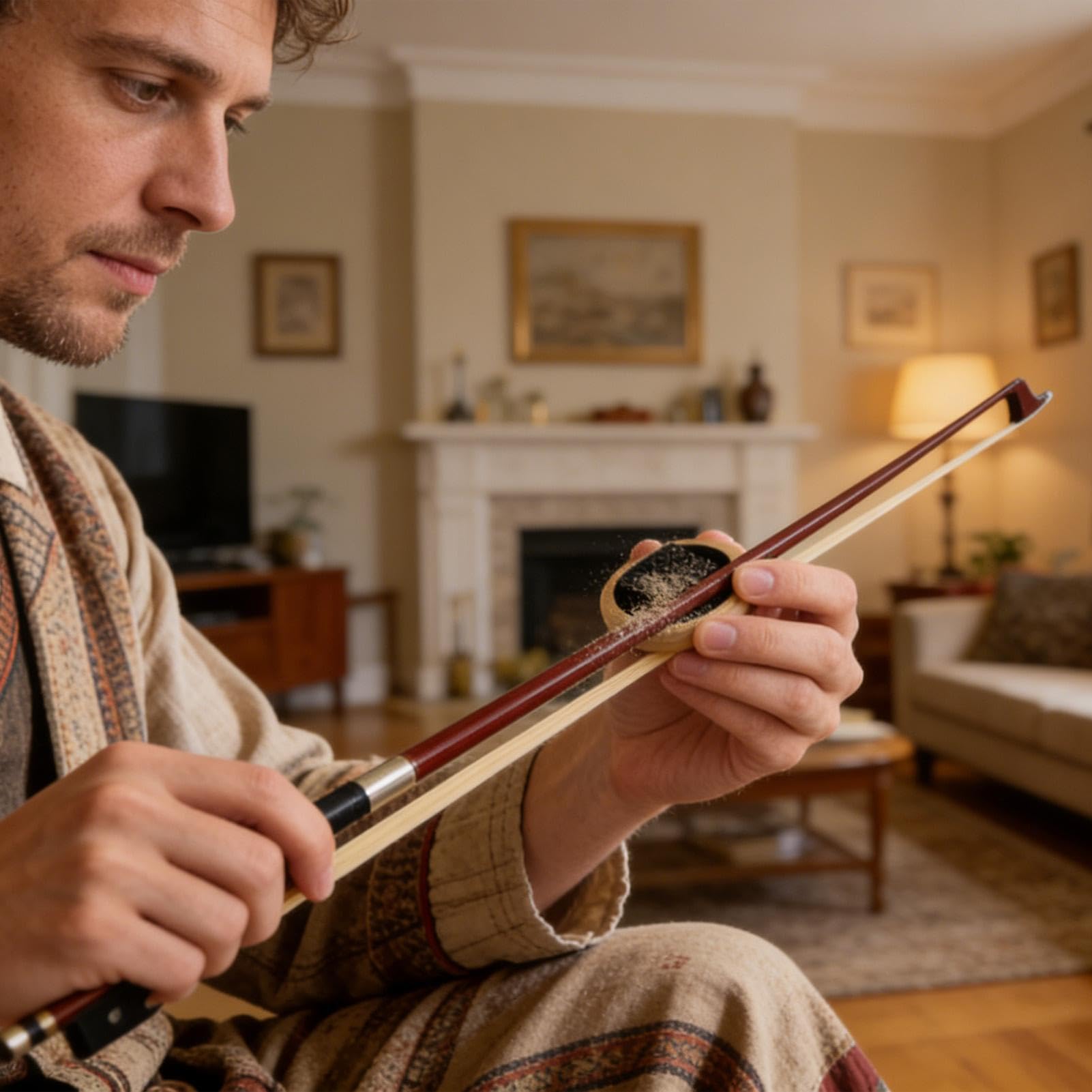 Peigne pour de violon | Outils de Nettoyage Naturel de Luthier,Peigne Nettoyant Éliminateur De Colophane | pour Entraînement Concours Représentation Entretien Soin et