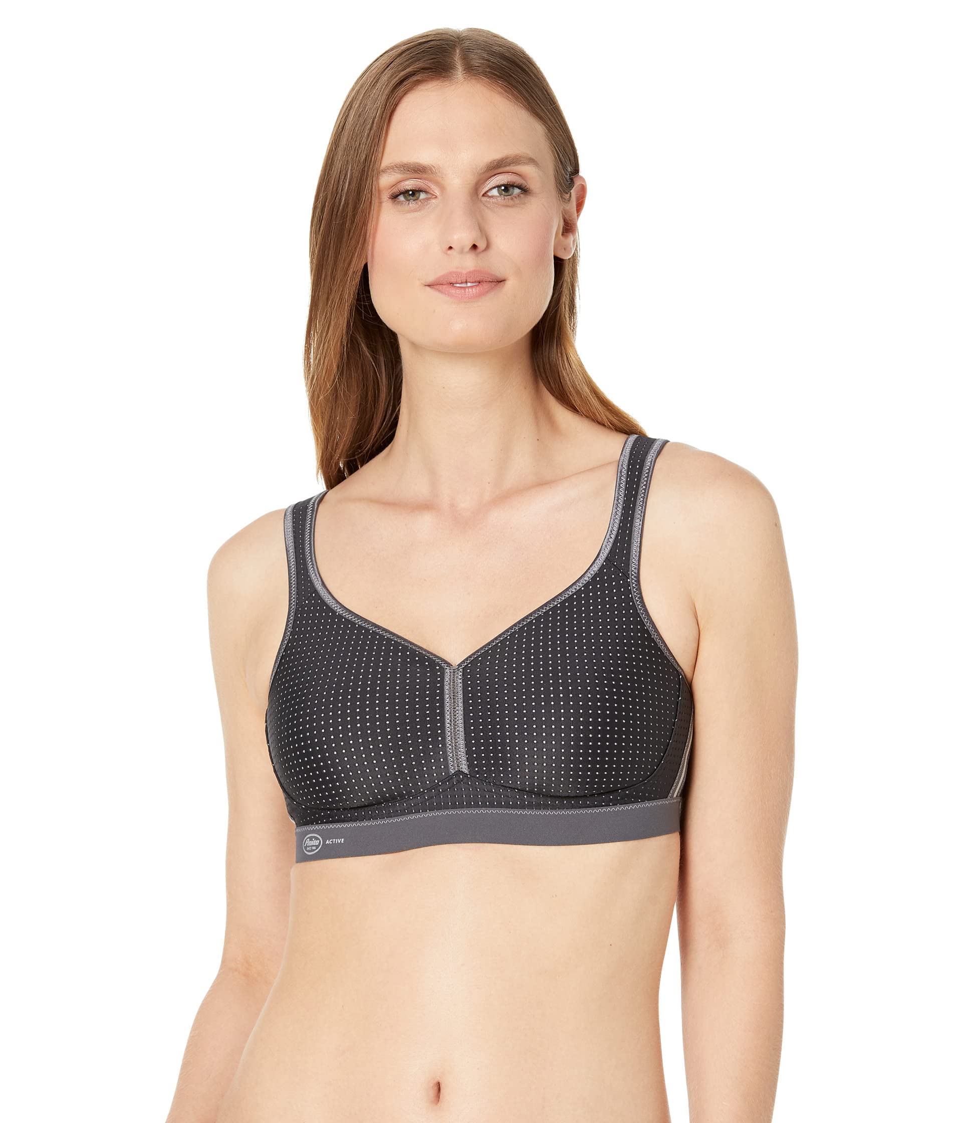 Anita Women's Sports Bra Performance 5566 Black/Anthracite 32G