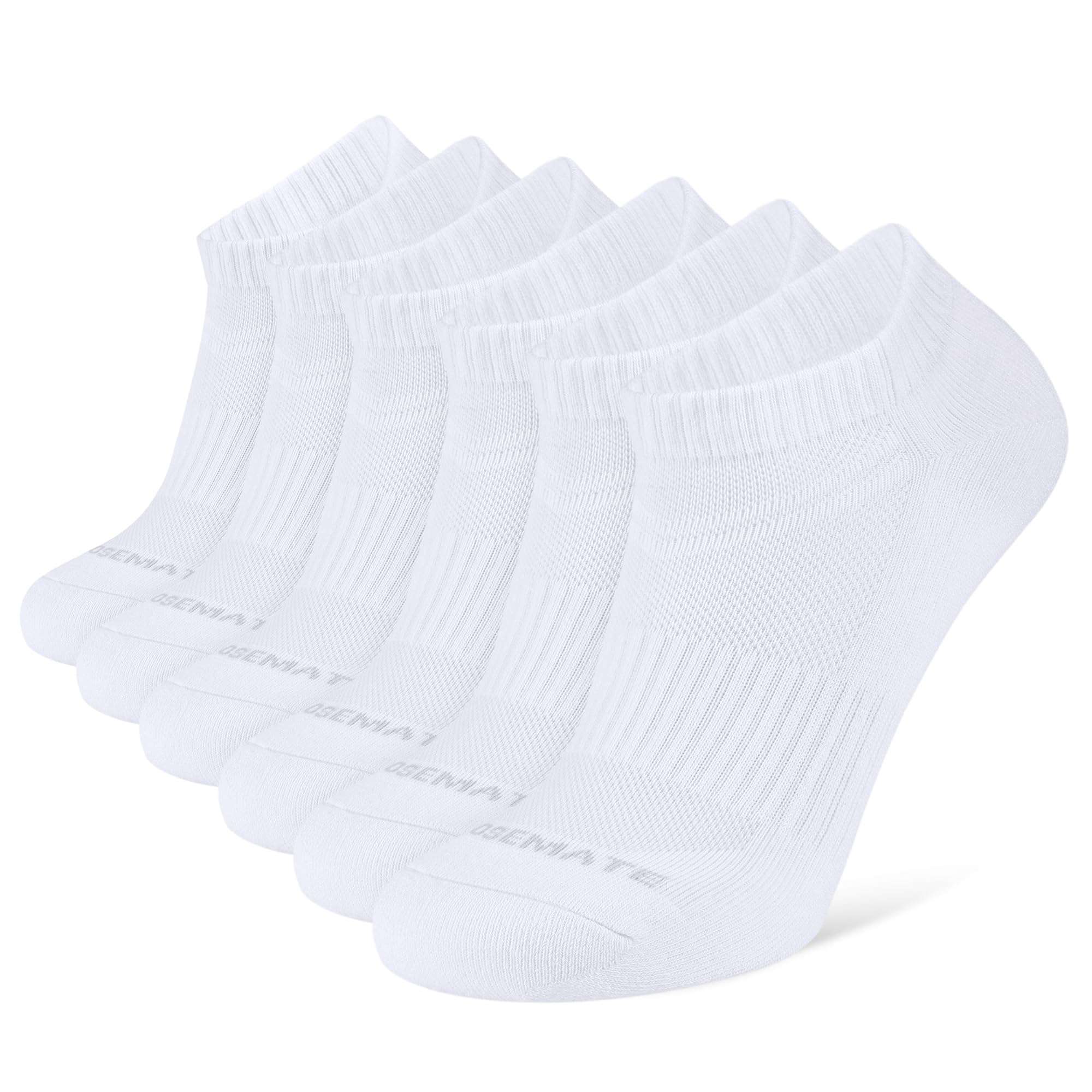 Closemate 6 Pairs Calcetines Tobilleras Hombre Mujer Calcetines Cortos de Algodón Deporte Calcetín Deportivos Bajos de Verano Meias Homem Antideslizantes Transpirables Antisudor Blcnco