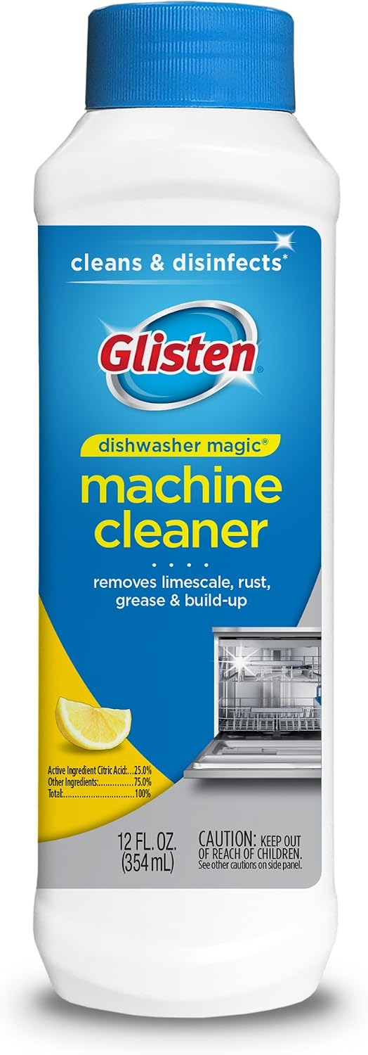 Glisten Dishwasher Magic AND Washer Magic, Value Pack, 12 Fl. Oz. bottle of each