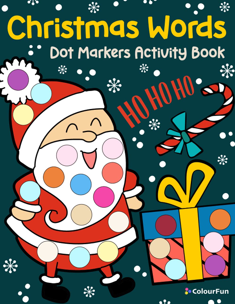 Christmas Words: Dot Markers Activity Book for Kids | Do a dot art | Easy Guided BIG DOTS | Perfect Gift For Kids, Toddler, Preschool | Ages 3-8 | Do