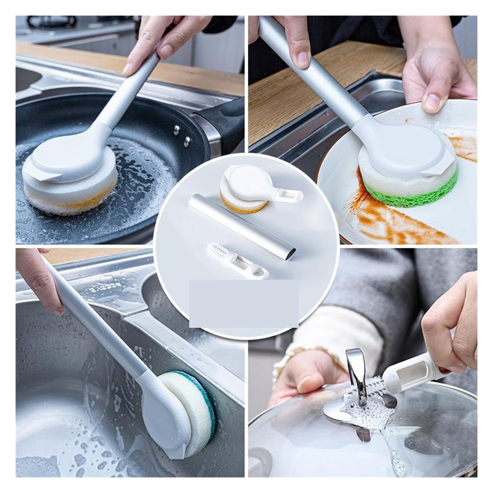 3pcs loofah Pot Brush pour Cuisine