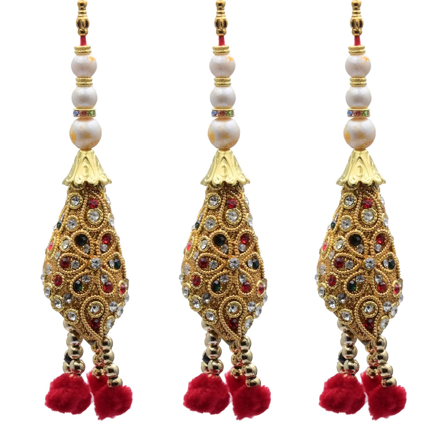 Woniry Beautiful Combo Of 3 Lumba Rakhi For Bhabhi With Roli Chawal (B0B71M541C) Amazon Price History, Amazon Price Tracker