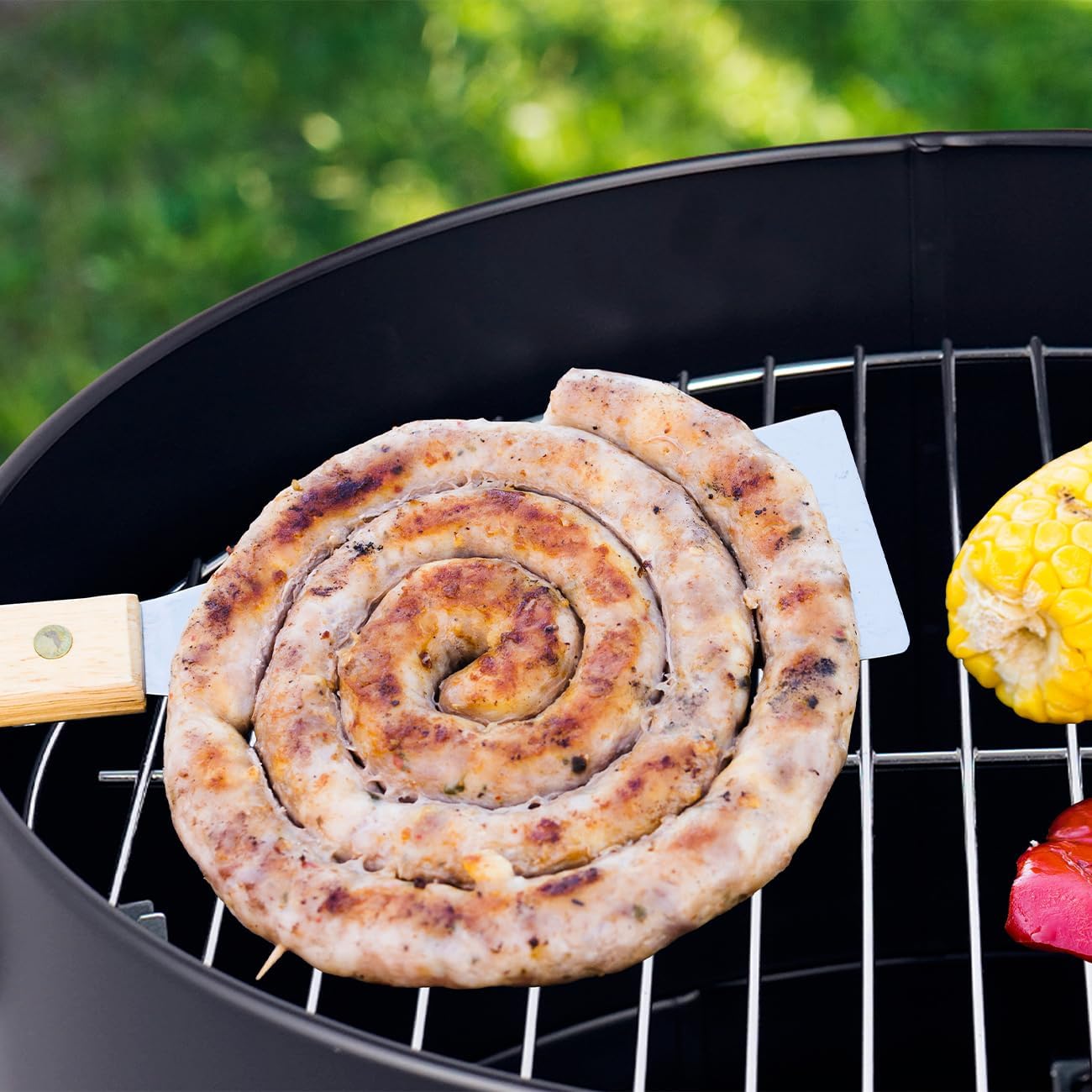 16" Charcoal Smoker, 4 In 1 Vertical Grill with 2 Cooking Area and Thermometer, Heavy Duty Smokers Grill for Parties Backyard Patio and Camping