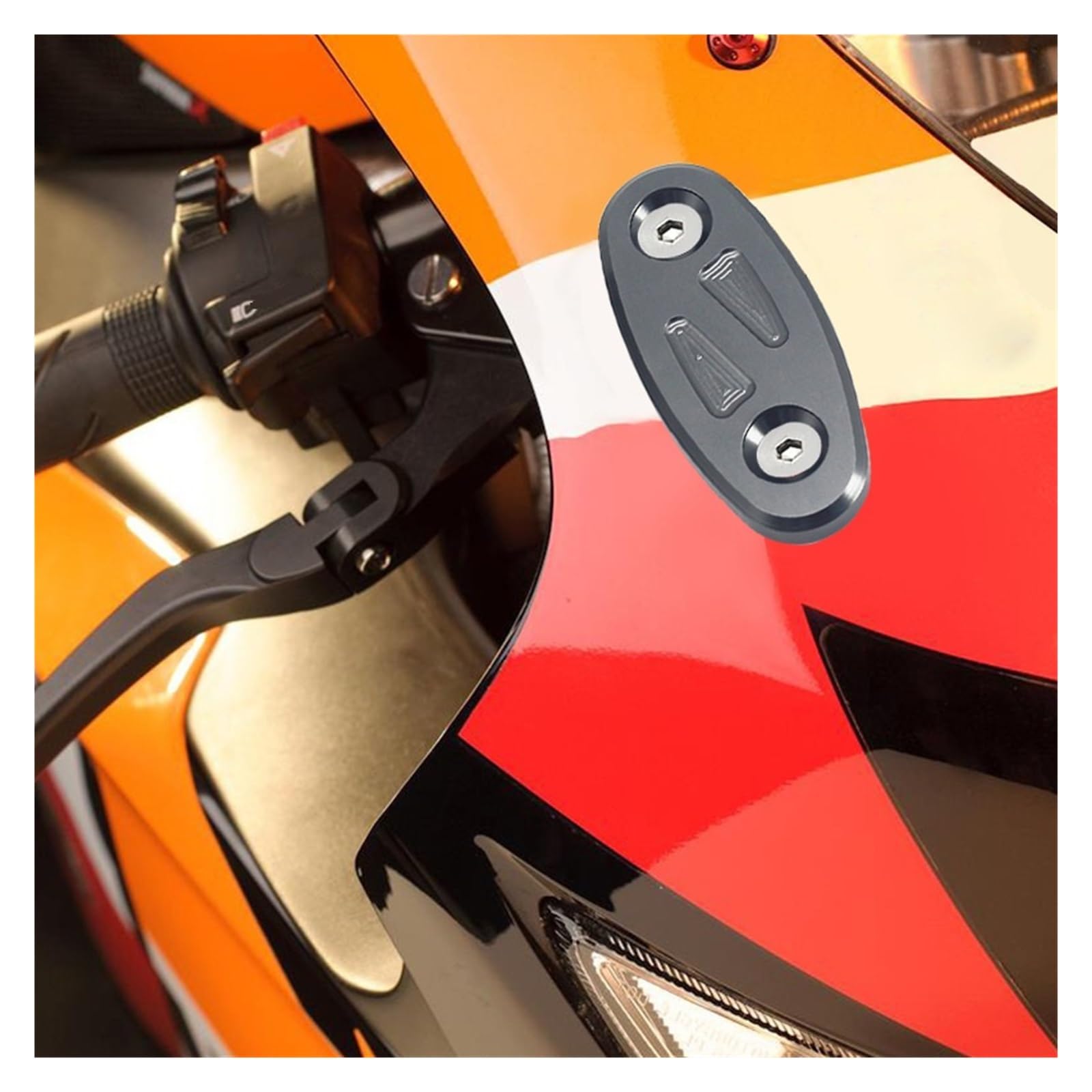 Motorrad-Rückspiegelsitz, dekorative Abdeckung, Spiegelsockel, Lochkappe, Teile kompatibel mit CBR650R CBR650F CBR 500R 300R 250R