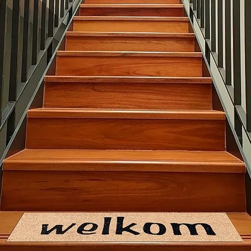 Miniatura 4 de Felpudo de interior para entrada, tapete delgado de bienvenida, decoración de casa de juegos, tapete estrecho, tapete de bienvenida para uso en