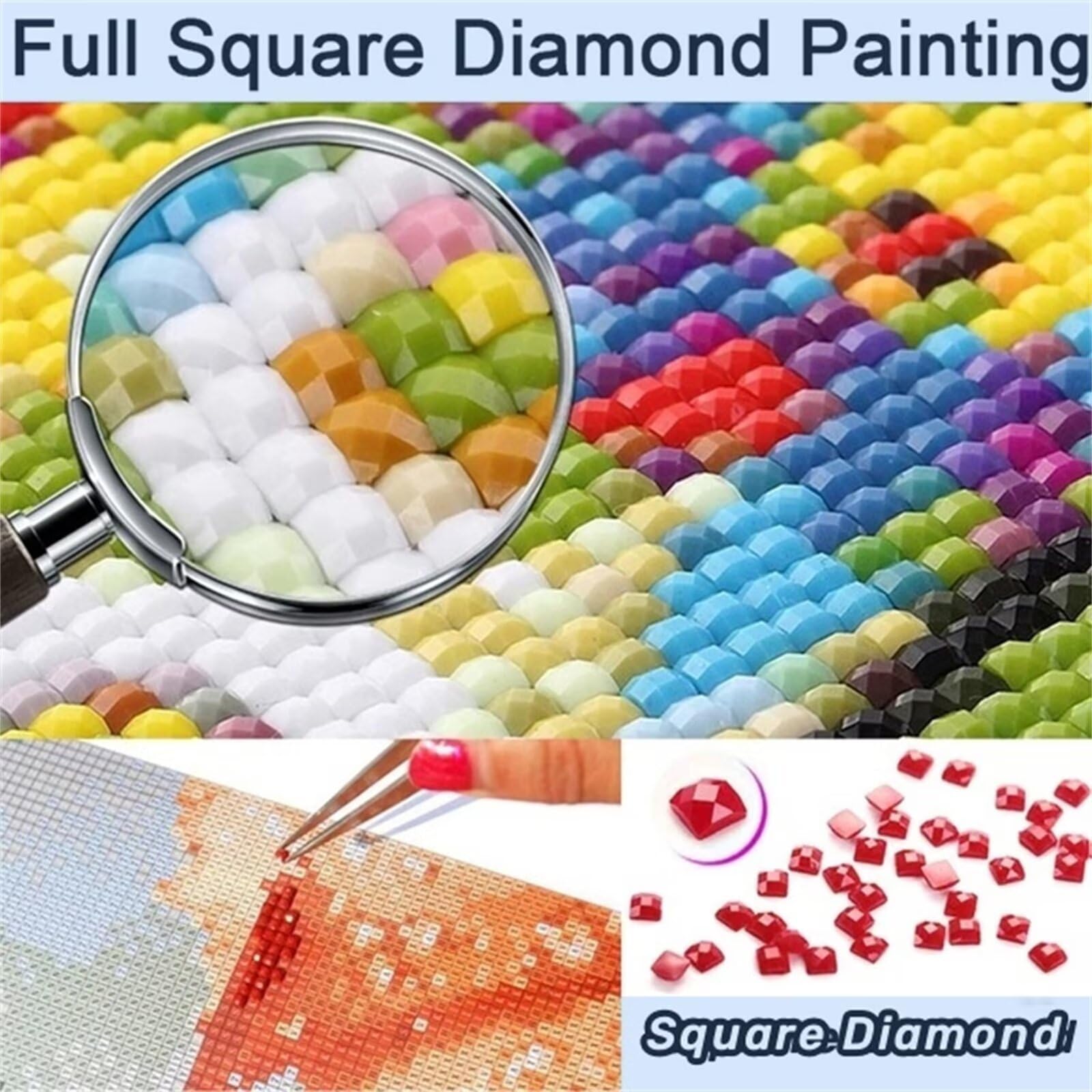 5D "zrób to sam" 8Y-8752 latarnia morska dla dzieci, zachód słońca, obraz diamentowy 50 x 125 cm, tworzenie mozaiki według liczb, zestaw do malowania krzyżykowego, obraz dla dorosłych, dekoracja domu