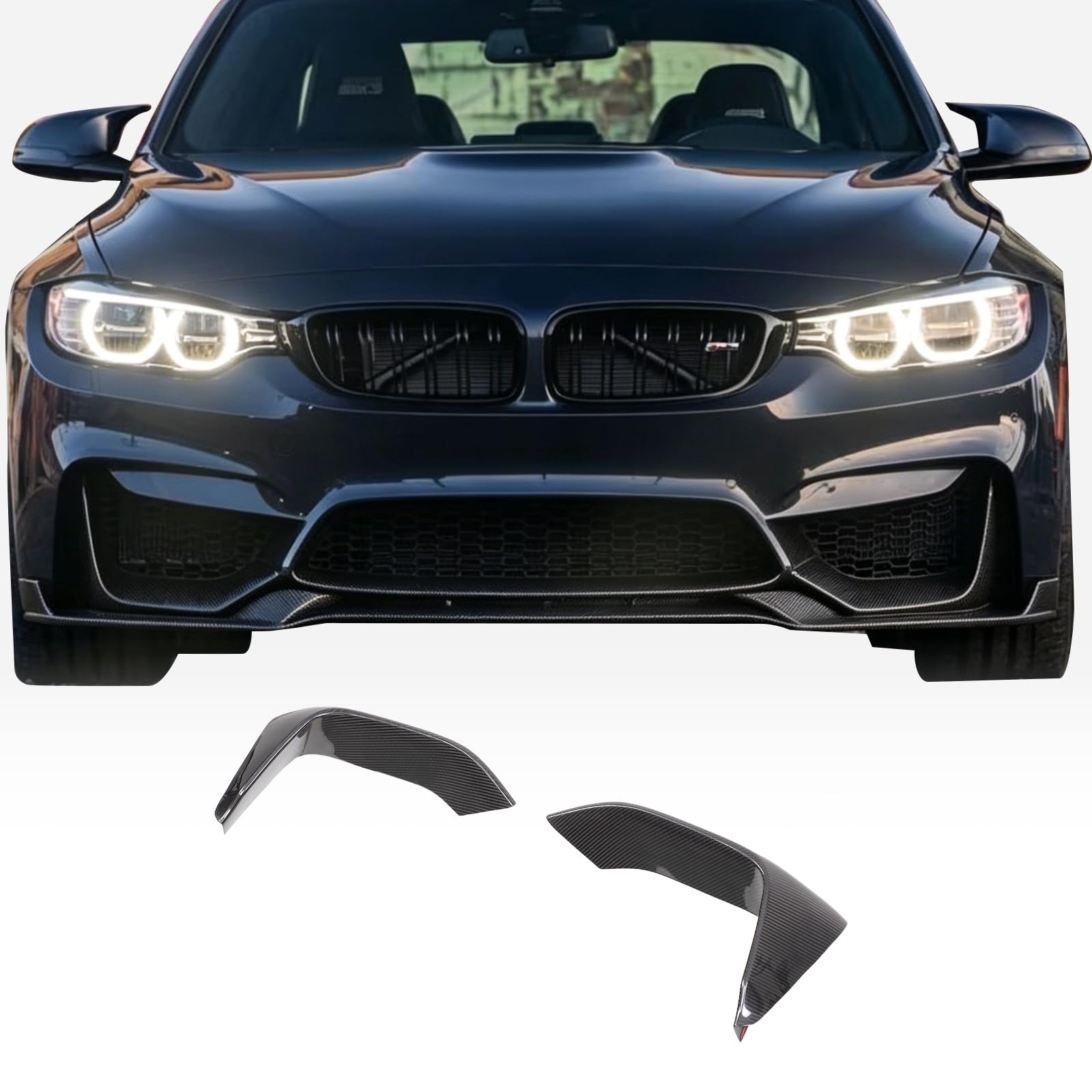 Coque de protection F80 F82 carbone véritable accessoires extérieurs 2015-2019