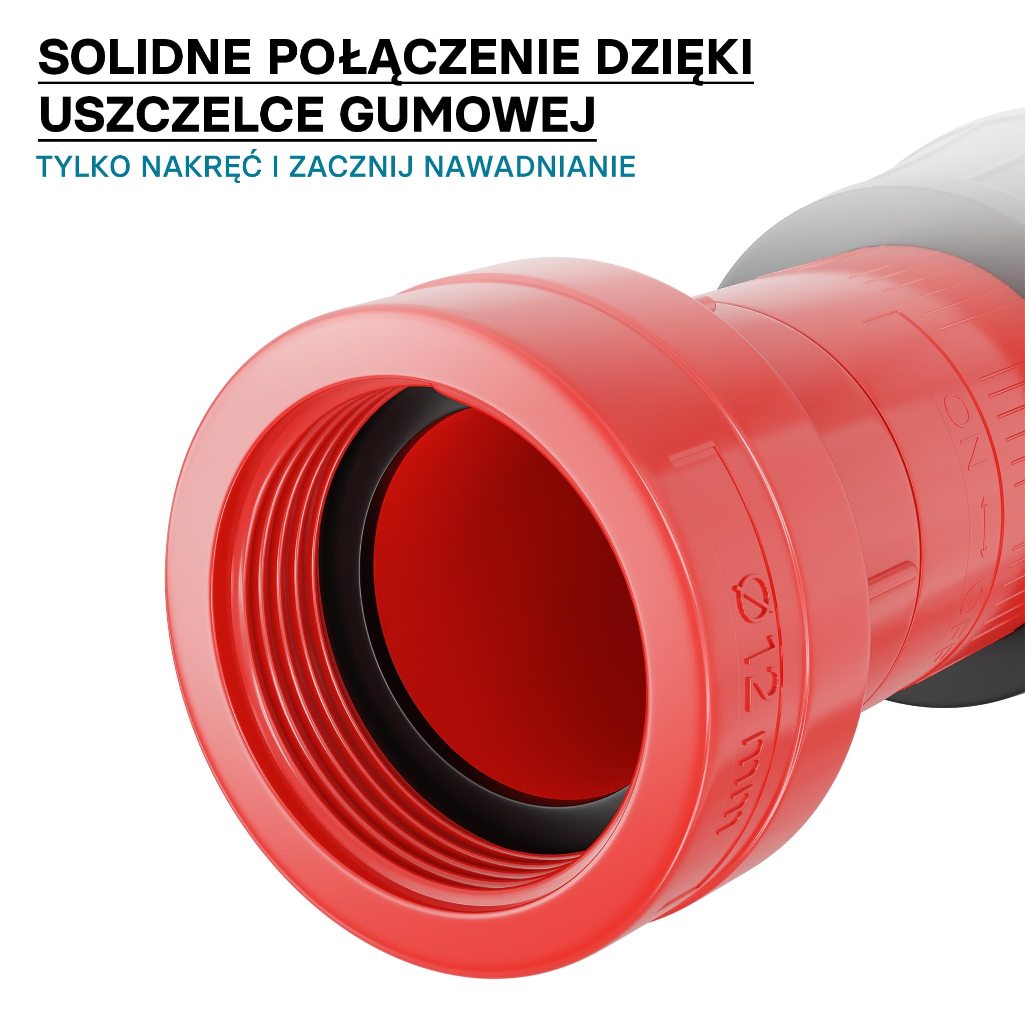 Dysza strumieniowa Wiltec do małego węża strumieniowego 38,1 mm (1,5") dla straży pożarnej lub ogrodu