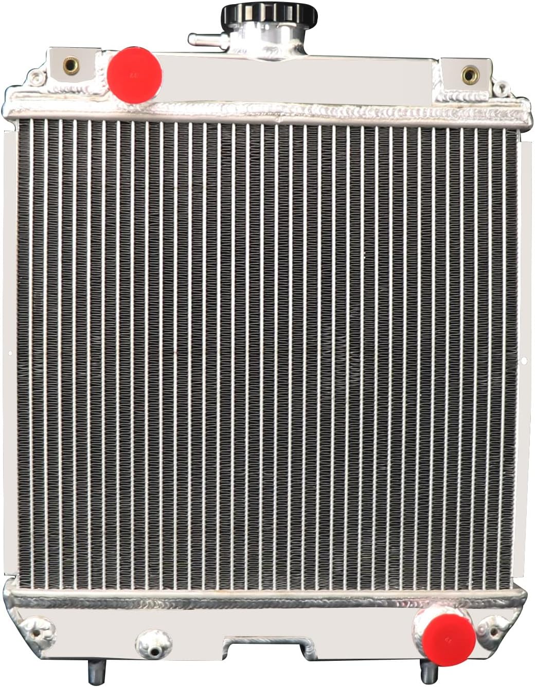 K2110-85010 Aluminum Radiator Compatible with Kubota ZZD18 ZD18F ZD21 ZD21F ZD221 GR2100 GR2110 GR2120 G2160, 2 Row Core Cooling Radiators