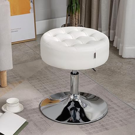Furniliving Modern Tufted Makeup Stool