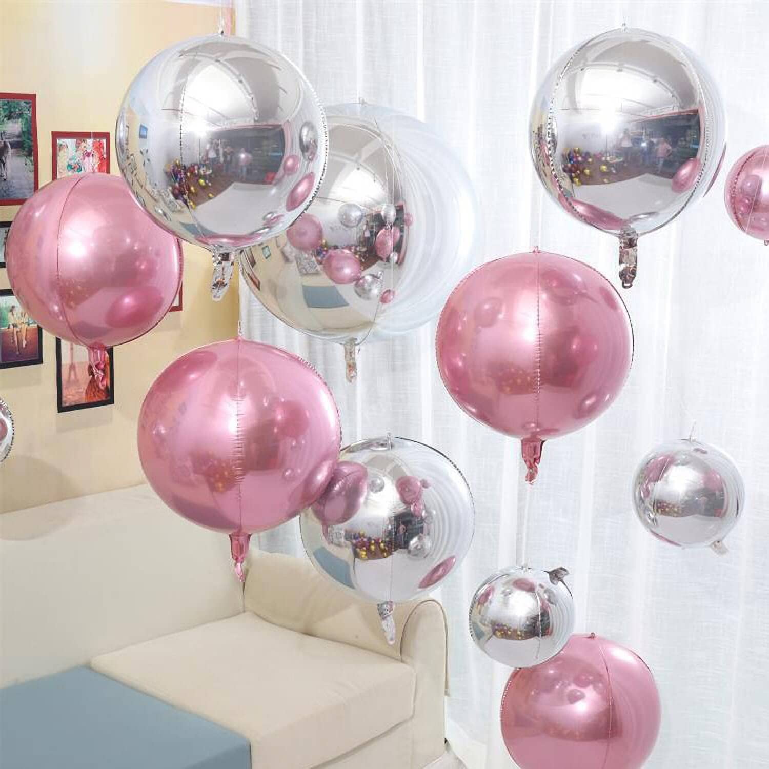 Globos Redondos 45cm Oro Para Cumpleaños Y Decoraciones
