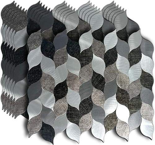 weimeisc 7 hojas de azulejos para salpicaduras de cocina, azulejos autoadhesivos, para pegar en tocadores de baño, decoración de chimenea, mesa de