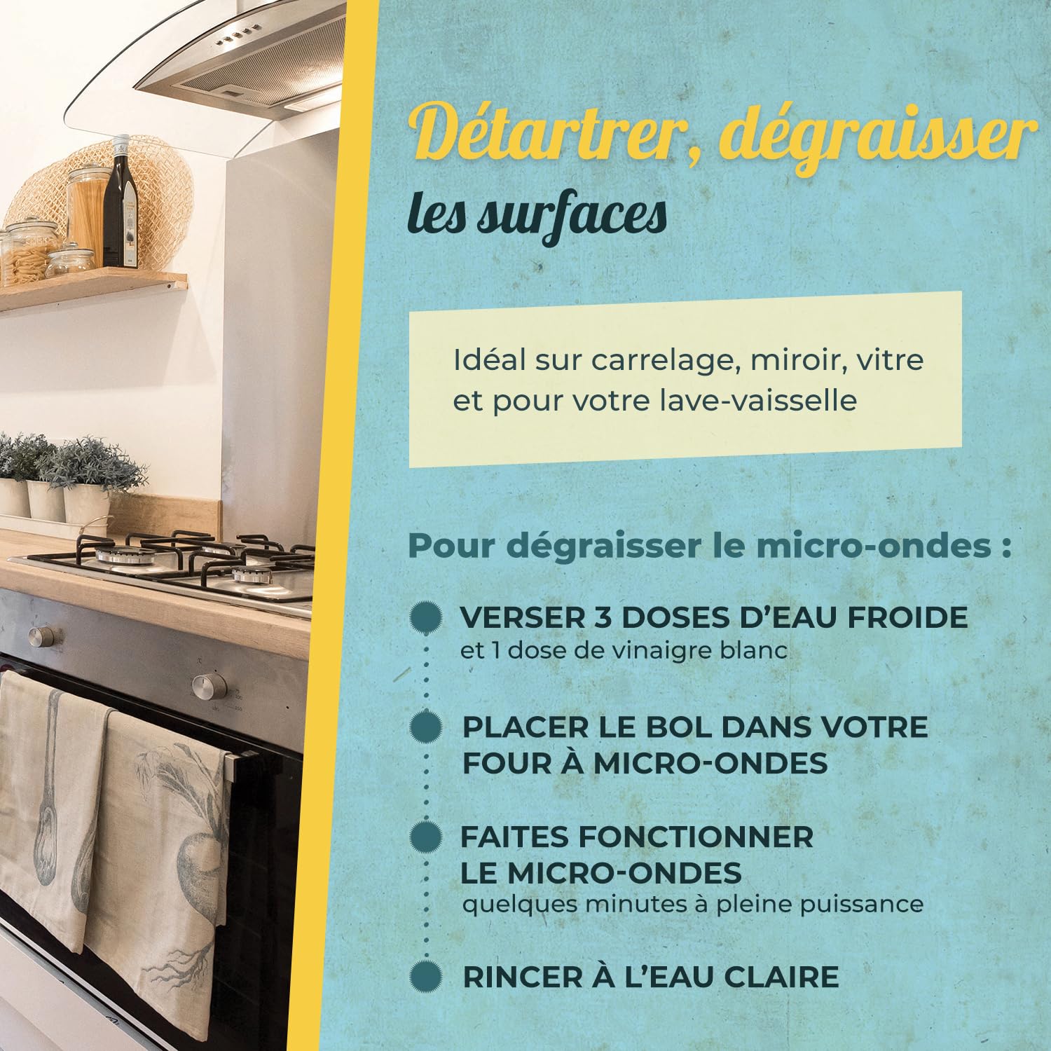 STARWAX THE FABULOUS - Vinaigre Blanc Ménager 14° - Détartre, Dégraisse, Détache et Adoucit l'Eau - Sans Parfum - 100% d'Ingrédients d'Origine Naturelle - Fabriqué en France - 5L - 4