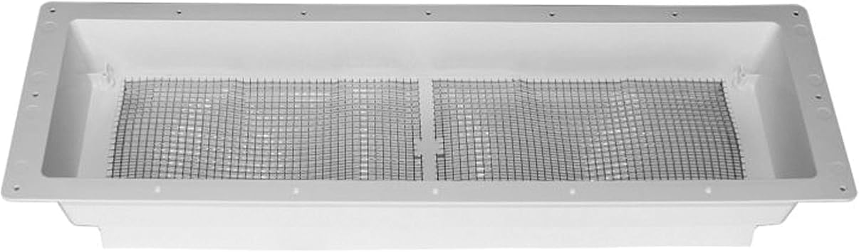 DOMETIC 3312694.007 Refrigerator Vent Base Only for Complete Vent Kit - Polar White