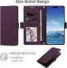 Compatible con itel S25 Ultra 4G púrpura | funda protectora tipo billetera con soporte de tapa y cierre magnético 3