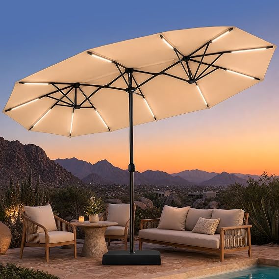 amazon patio umbrellas netting 7~10Ft Umbrella Screen, Patio Umbrella Mosquito Outdoor Camping Tents Mosquito Net with Zipper Door, Market Umbrella for Deck, Pool,Balcony,Lawn,Garden : Clothing, Shoes & Jewelry Color:Cosmic Blue coll:soteria Galtech Aluminum 11' Umbrella