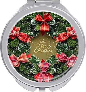 Makeup Mirror The Ribbon on The Christmas Wre...