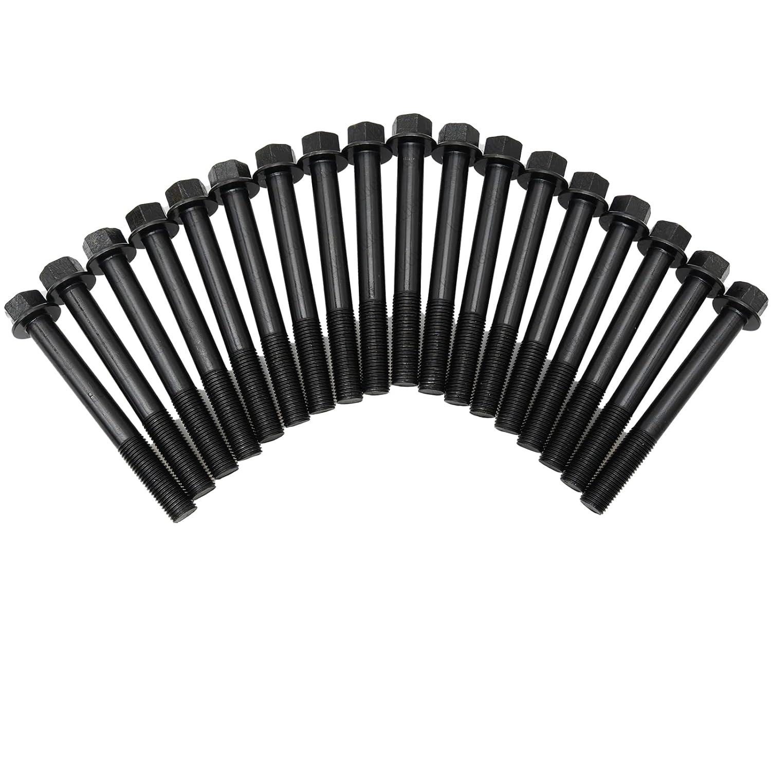 18Pcs Cylinder Head Bolt 6655158 19013-03450 383-0387A for Kubota Engine D1703 V2003 V1903 V2203 for Bobcat Loader 645 743 751 753 763 773 7753 S130 S150