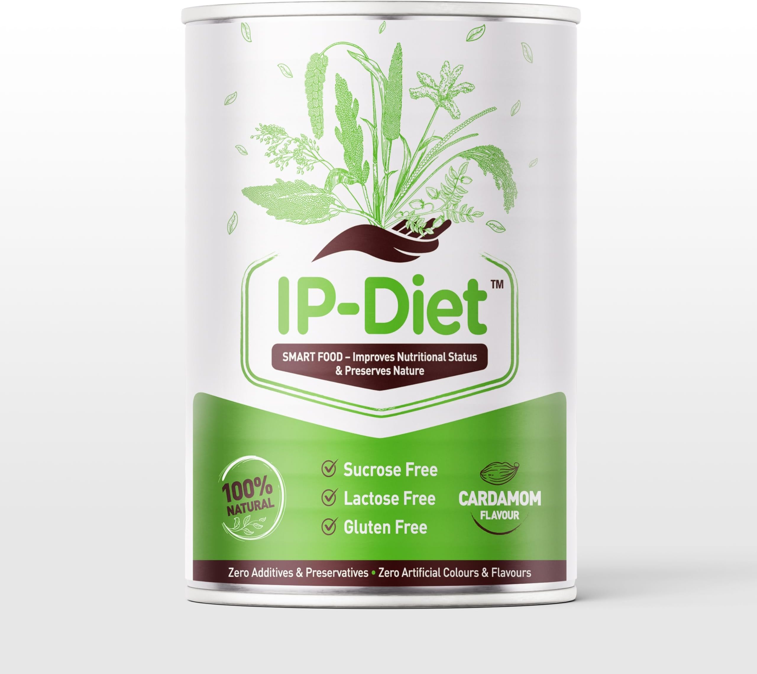 Instant Pre-Cooked Health Mix 400g | 8 Millets & 1 Lentil Millets Powder | No Sugar | Diabetic Snacks | Healthy Breakfast Drink & Porridge | Cardamom Flavor