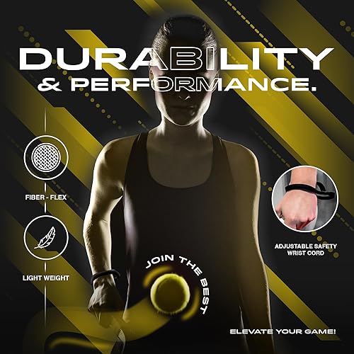 Miniatura 4 de Carbon Halo EVA Soft Core Raqueta de pádel de forma redonda (1.496 in) Con una fibra de carbono Equilibrado perfecto para comodidad y potencia