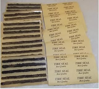 Black Seal Tire Plugs 60 SEALS 100% SELF VULCANIZING TUBELESS TIRE REPAIR PLUG
