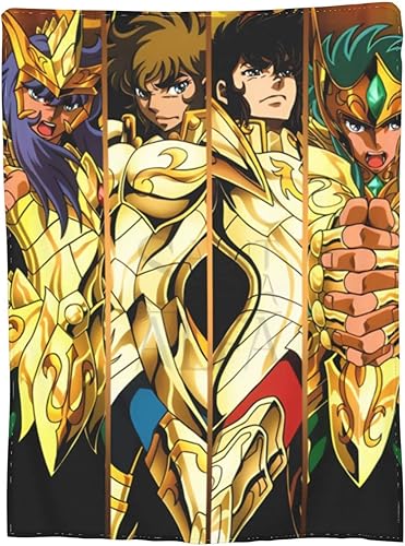 Saint Anime Seiya - Manta de forro polar de franela mullida para sofá, cama, silla, manta para mujeres y hombres, 40 x 30 pulgadas disponible en Yaxa Venezuela
