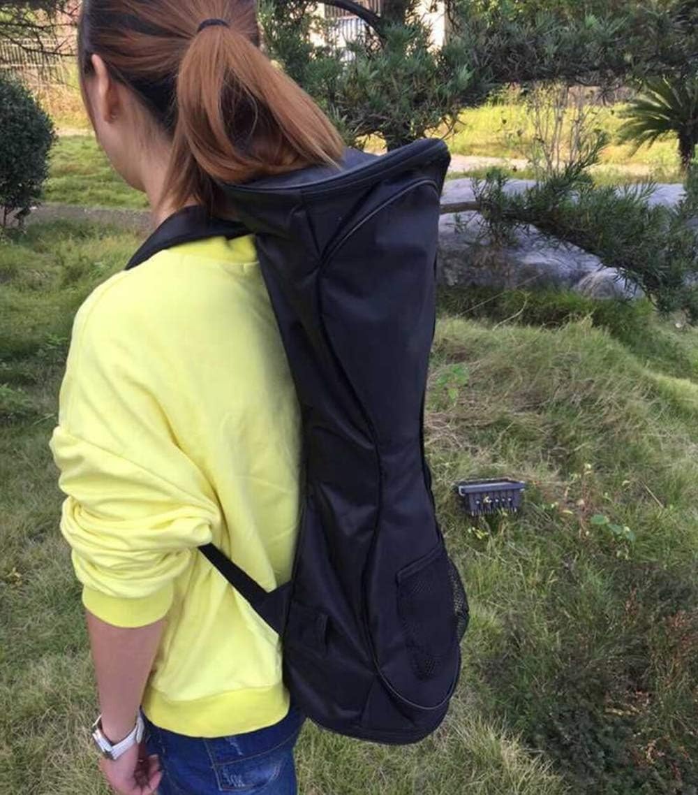 Bolsa De Hoverboard Impermeable Mochila De Transporte De Tablero Inteligente De Dos Ruedas Y Bolso De Mano Bolsa De Transporte De Scooter Eléctrico con Correas De, Black Just Portable, 8 Inch