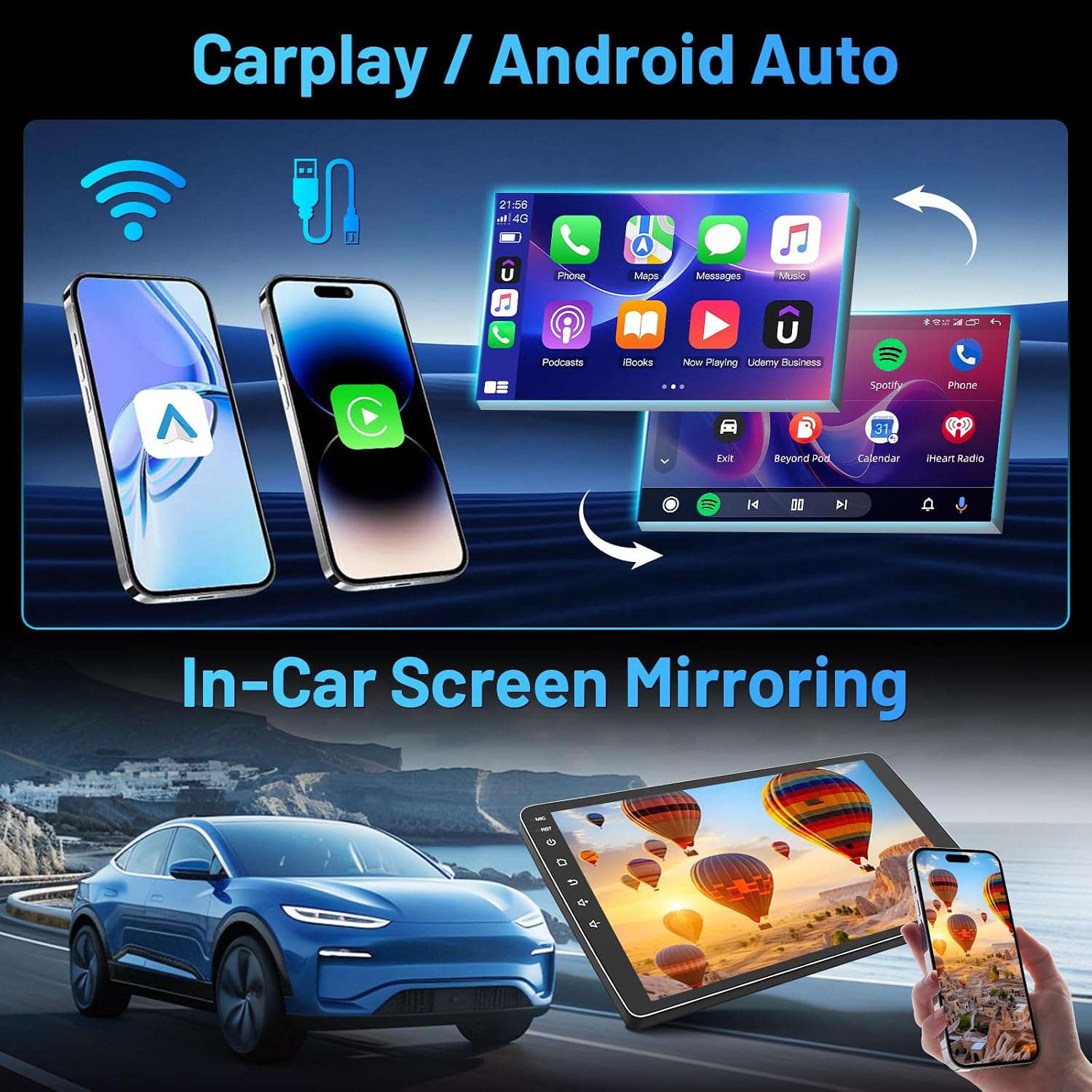 Upgrade Android 15 Car Radio for Dodge Ram 1500 2500 2002-2005 image 2