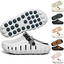 Fashion Acupressure Mule Clogs for Men Comfortable Soft Massage Cloud Slides Women Lightweight Indoor Outdoor Non-Slip Pillow Sandals