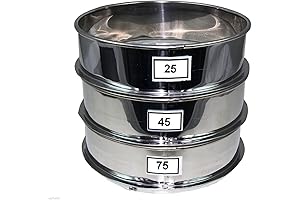 Aluminum Herbal Pollen Hash Extractor stackable sifter 25, 45, 75 Micron Screen
