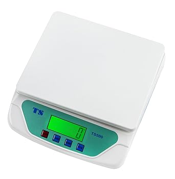 MezireTS500 30Kg x 1g Digital Weighing Scale,Weighing Machines, Weight Scale For Shop, Weighing Machine Digital ,??? ???? ?? ?????????? ?? ???? ???? ?? (6.88 ??? * 8.46 ???) (30 Kg Capacity, White)