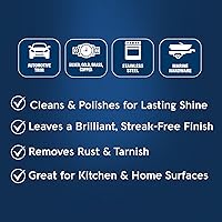 Vista 3 de Cera para automóviles de Eagle One, Nevr-Dull Algodón para pulir metal, 5 Oz