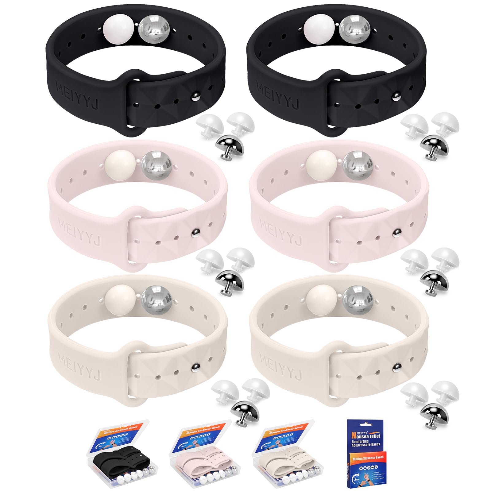 Motion Sickness Bracelets Acupressure Nausea Bands for Adult and Kids — Amazon image 9