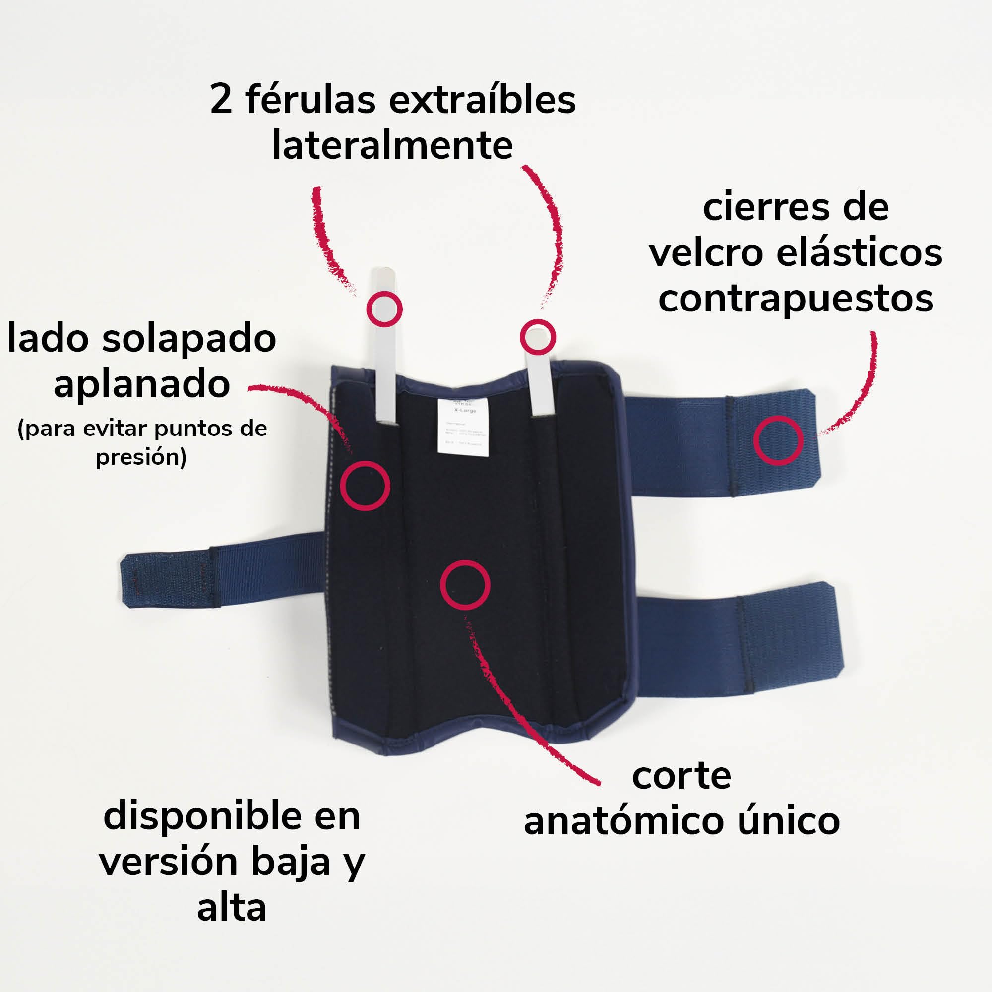 Vendaje Carpiano Bajo de Espuma Talla XL para Perros & Gatos con Férulas para la Estabilización de la Hiperextensión Carpiana & Ayuda en Lesiones Agudas del Carpo