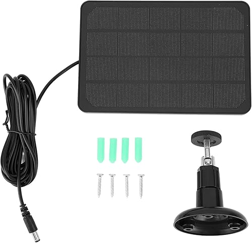 Miniatura 7 de AMONIDA Tablero de carga del panel solar, cargador solar IP65 impermeable 5V para ventilador duradero de utilidad ancha