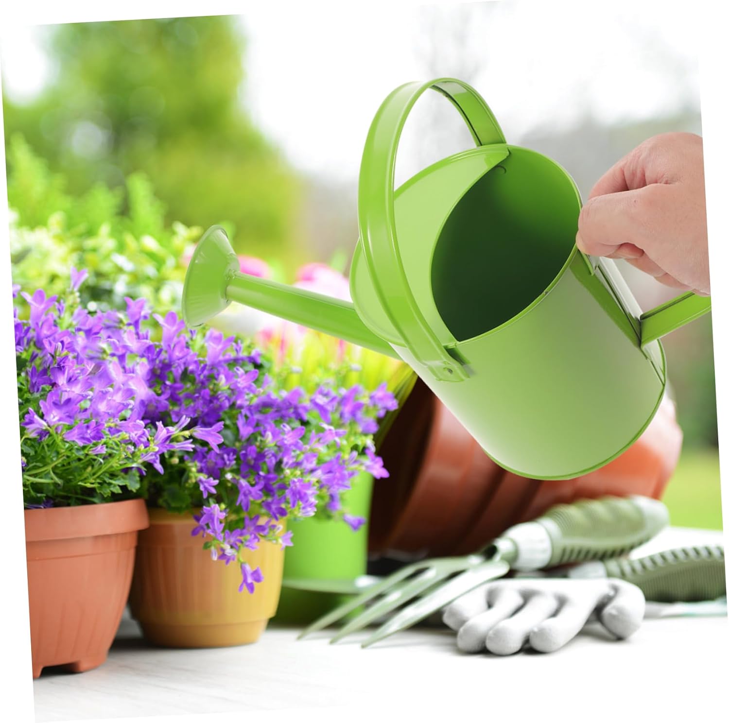 Flower Watering Pot Spout Multi-use Sprayer for Plants Iron Art Gardening Tool for Maintaining Plant Humidity