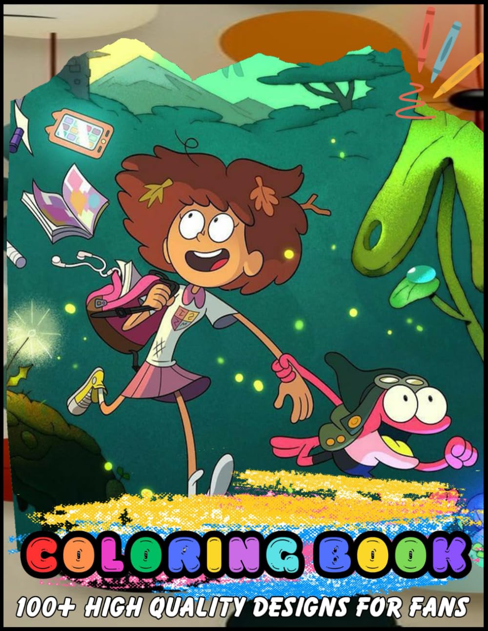 Amazon.com: Amphibia Coloring Book: Amazing Coloring Book With 50 High ...