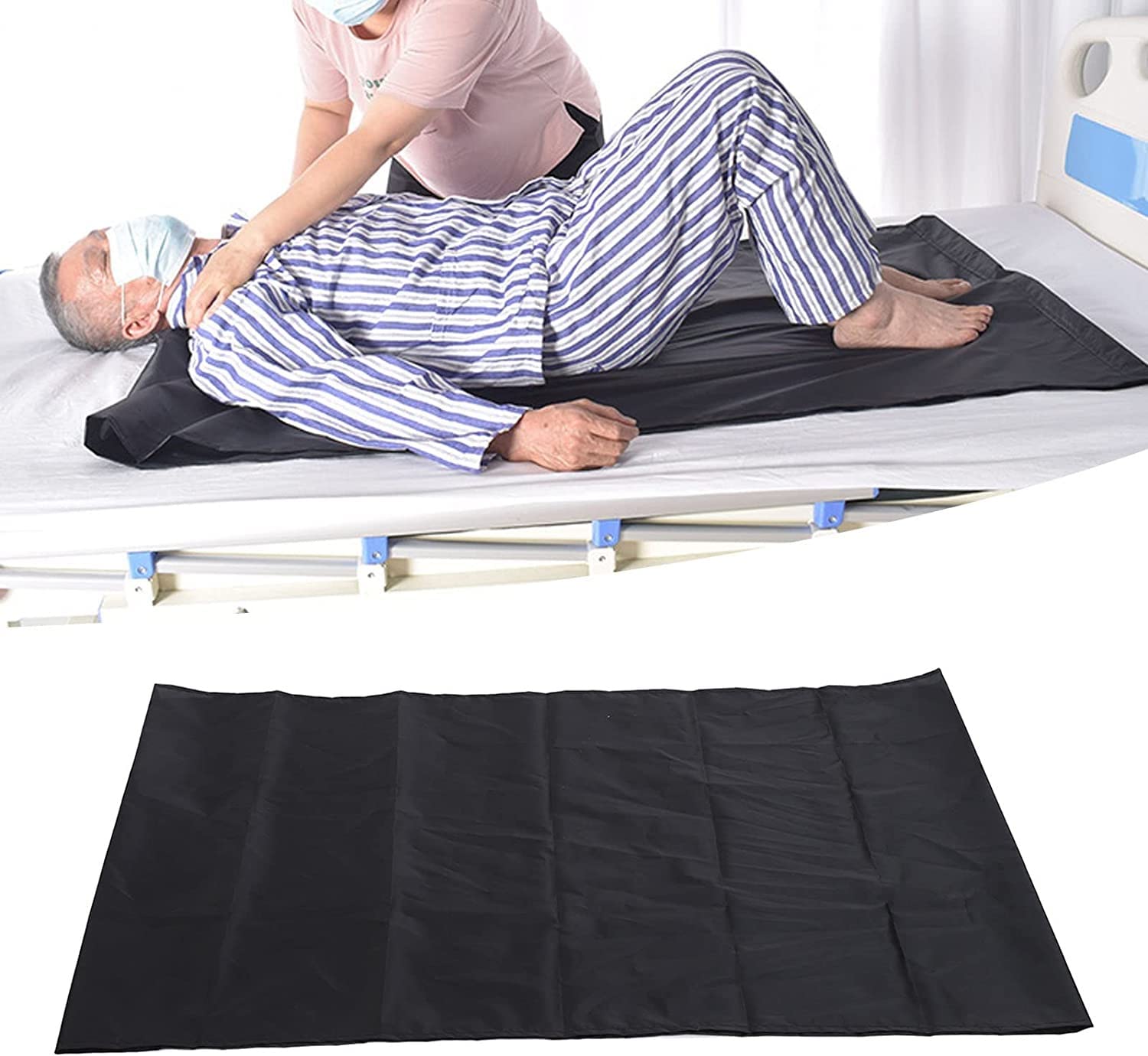 Sábanas deslizantes Planas Reutilizables para Ayudar a trasladar, Girar y reposicionar a Pacientes Ancianos y discapacitados en Camas, hospitales y hogares (Size : A70*68cm)