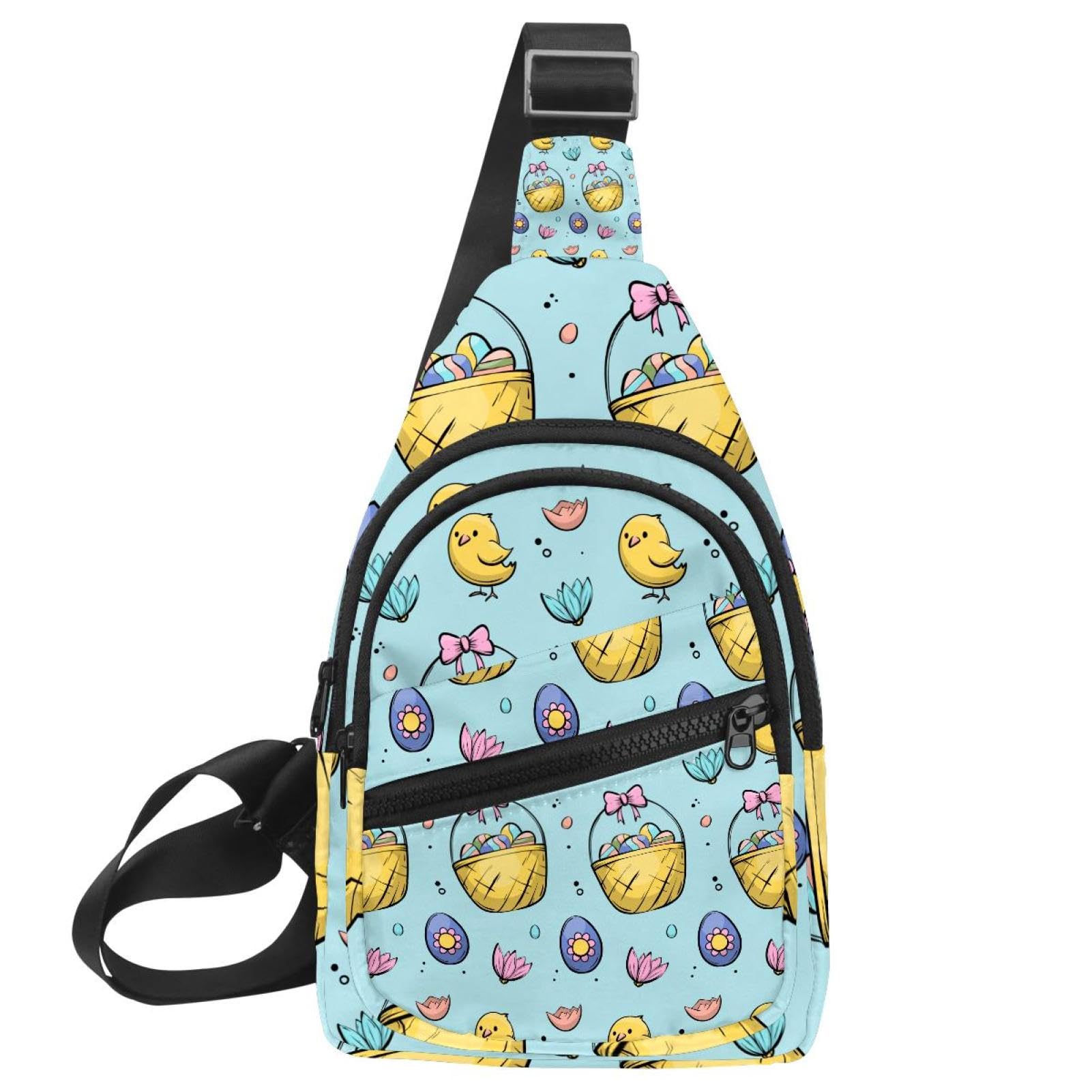 Cesta de Pascua bolso de hombro multicolor para regalar en fechas especiales 7