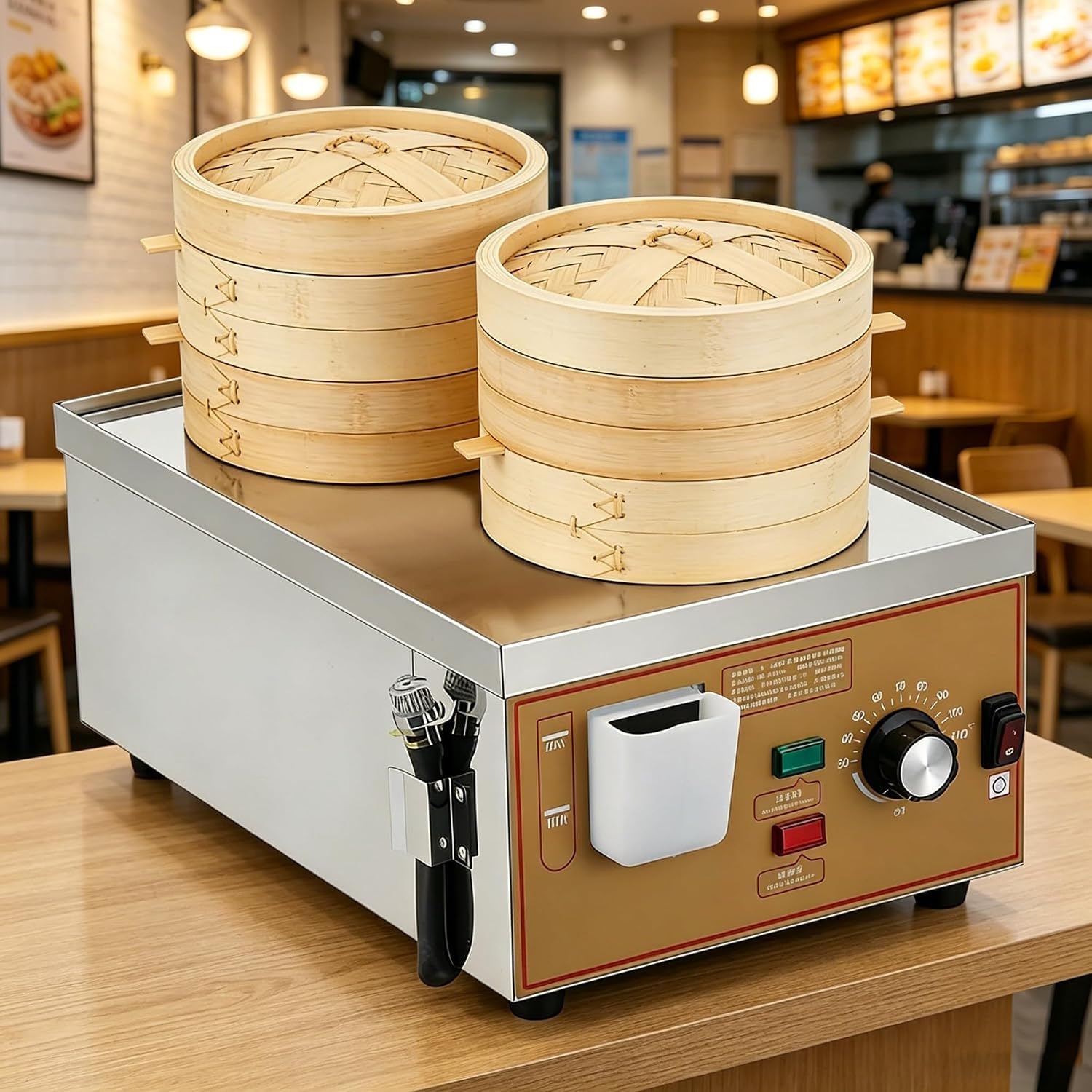 Macchina Professionale Elettrica Per Panini Al Vapore E Dim Sum